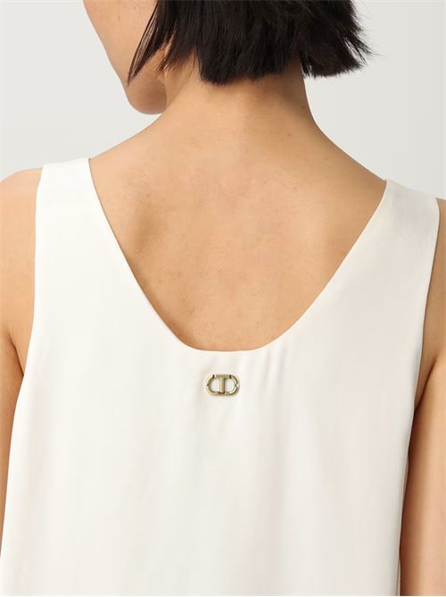 Top in raso lucido TWINSET | TP2651/00059